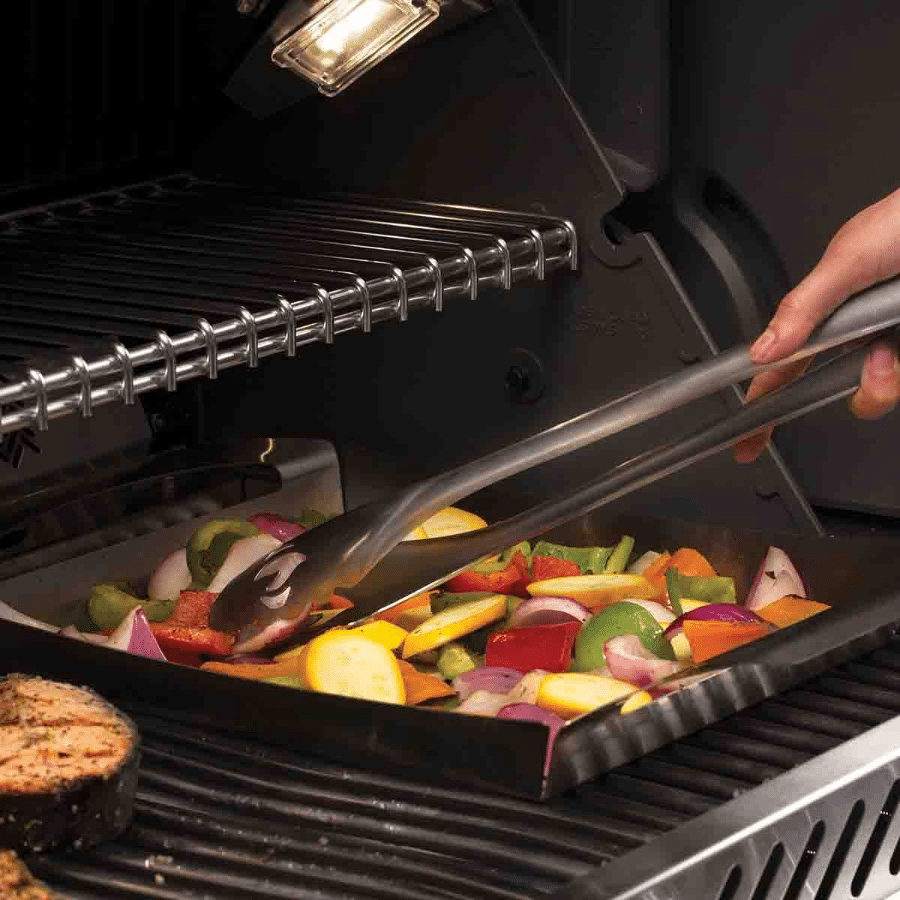 set ustensile pro inox gratar cleste si paleta Napoleon 70033 lifestyle