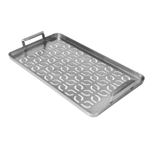 BAC610 Tavă inox ModiFIRE pentru pește și legume Traeger lifestyle profil