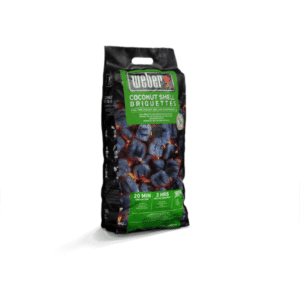 Cărbuni brichetați de nucă de cocos 4kg, Weber