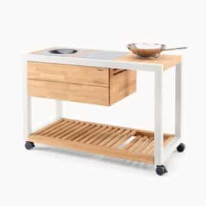 Bucătărie exterioară ARVID Alb, Indu+