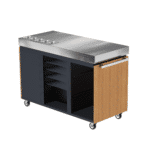 Masă mobilă pregătire pizza, Everdure by Heston Blumenthal