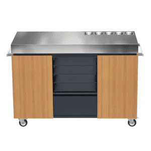 Masă mobilă pregătire pizza, Everdure by Heston Blumenthal