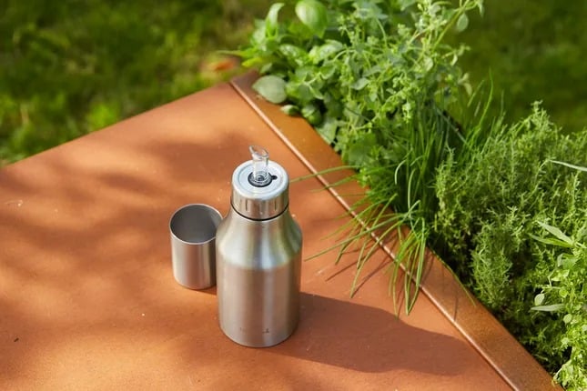 Sticlă ulei oțel inoxidabil, Barbecook