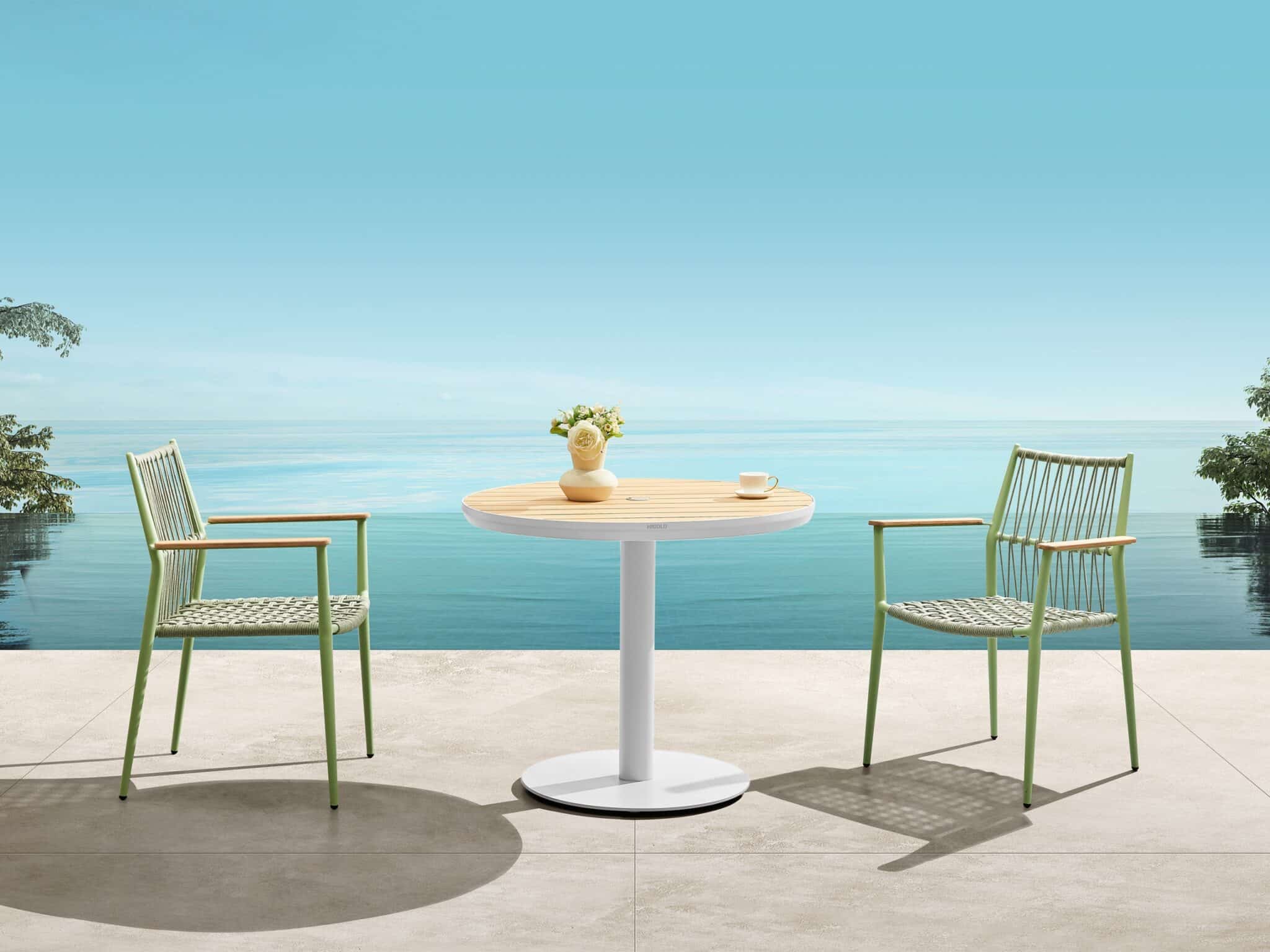 Set gradina Bali masa rotunda cu 4 scaune Higold 30623301G_S