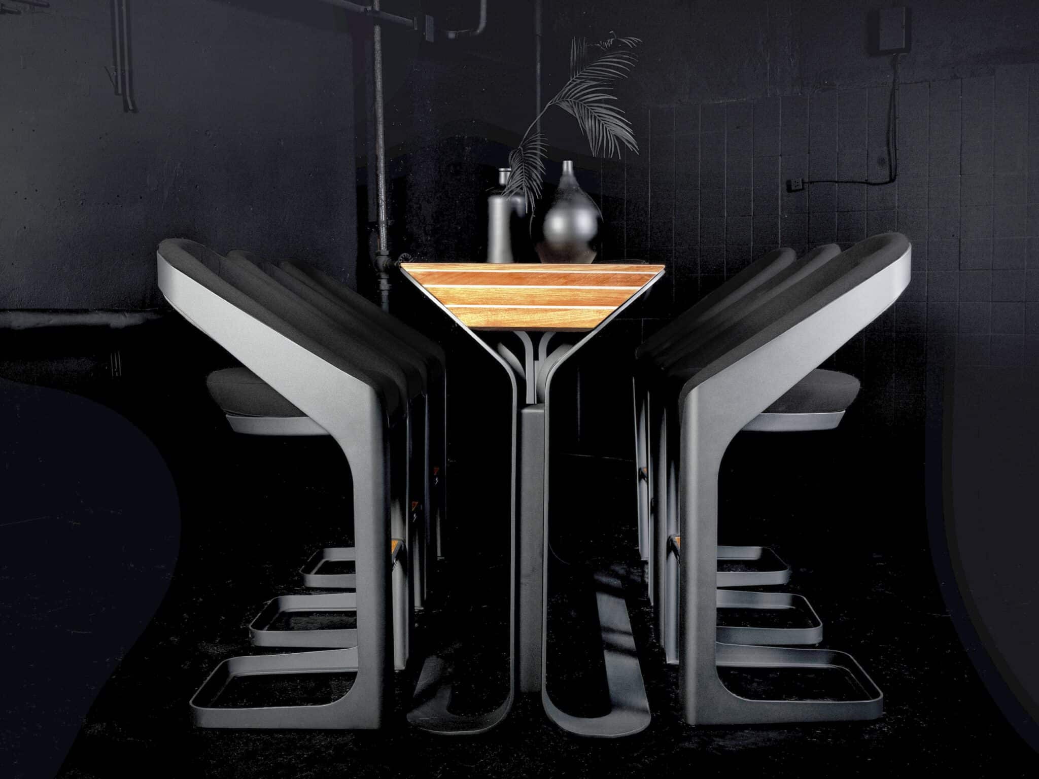 Set gradina Onda masa cu 6 scaune Higold 2042340B