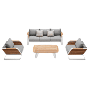 Mobilier Wing canapea 3 locuri fotolii masuta iacht Higold 204930