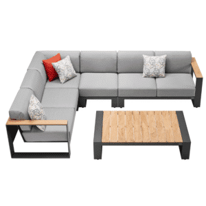 Mobilier gradina Cambusa coltar 5 locuri si masuta Higold 206280