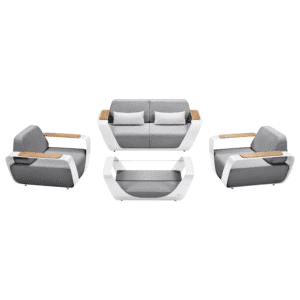 Mobilier gradina Onda canapea 2 locuri 2 fotolii masuta Higold 2042300