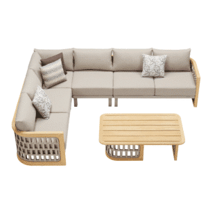 Mobilier gradina Riva coltar 5 locuri masuta Higold 206450