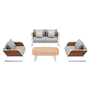 Mobilier gradina Wing canapea 2 locuri 2 fotolii masuta iaht Higold 204910