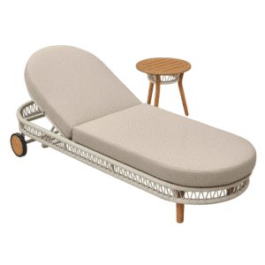 Sezlong si masuta bej Vasca Higold 301551ST