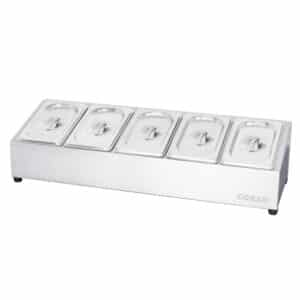 Stație topping 5 recipiente Cozze 90325