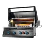 Grătar incorporabil gaz 700 Negru Mat Napoleon BIG32RBPMK-1